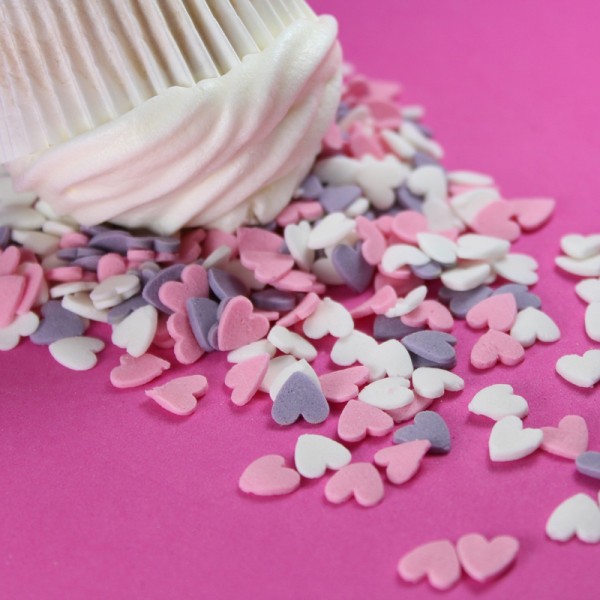 Candy Hearts Pink - Purple 500g